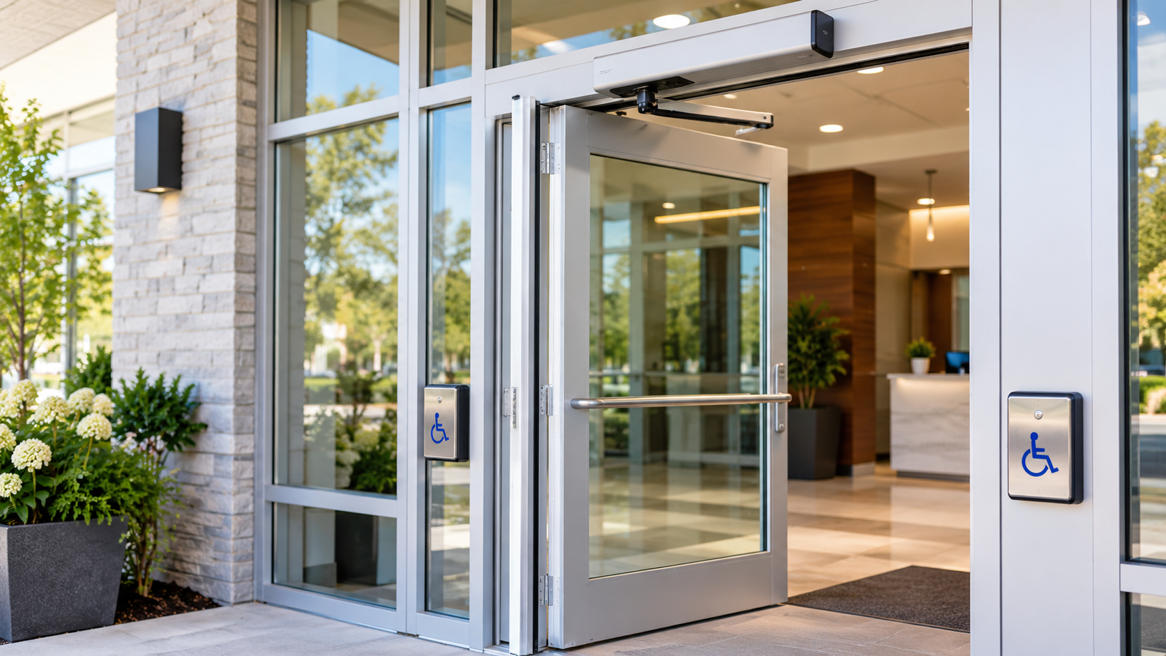 ADA automatic swing door opener
