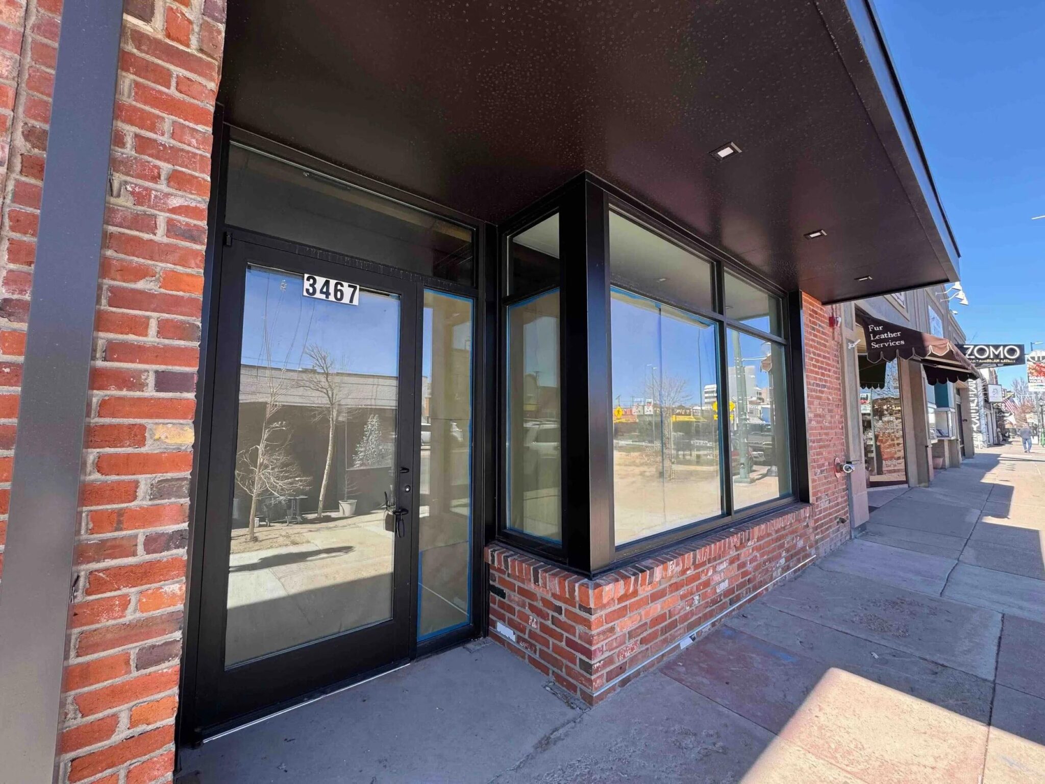 Englewood, Colorado commercial storefront entrance
