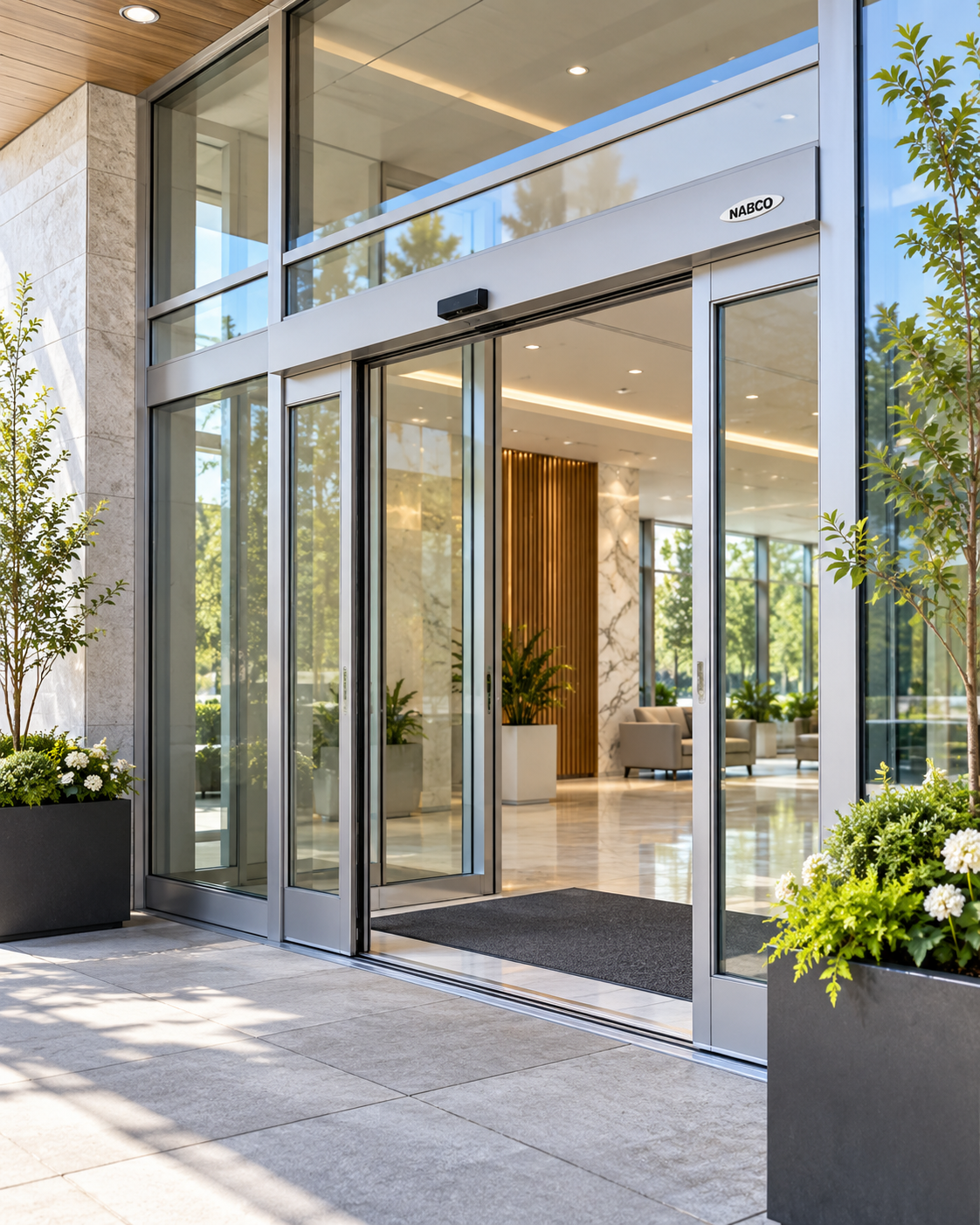 NABCO automatic sliding door entrance for Automatic Door Doctors