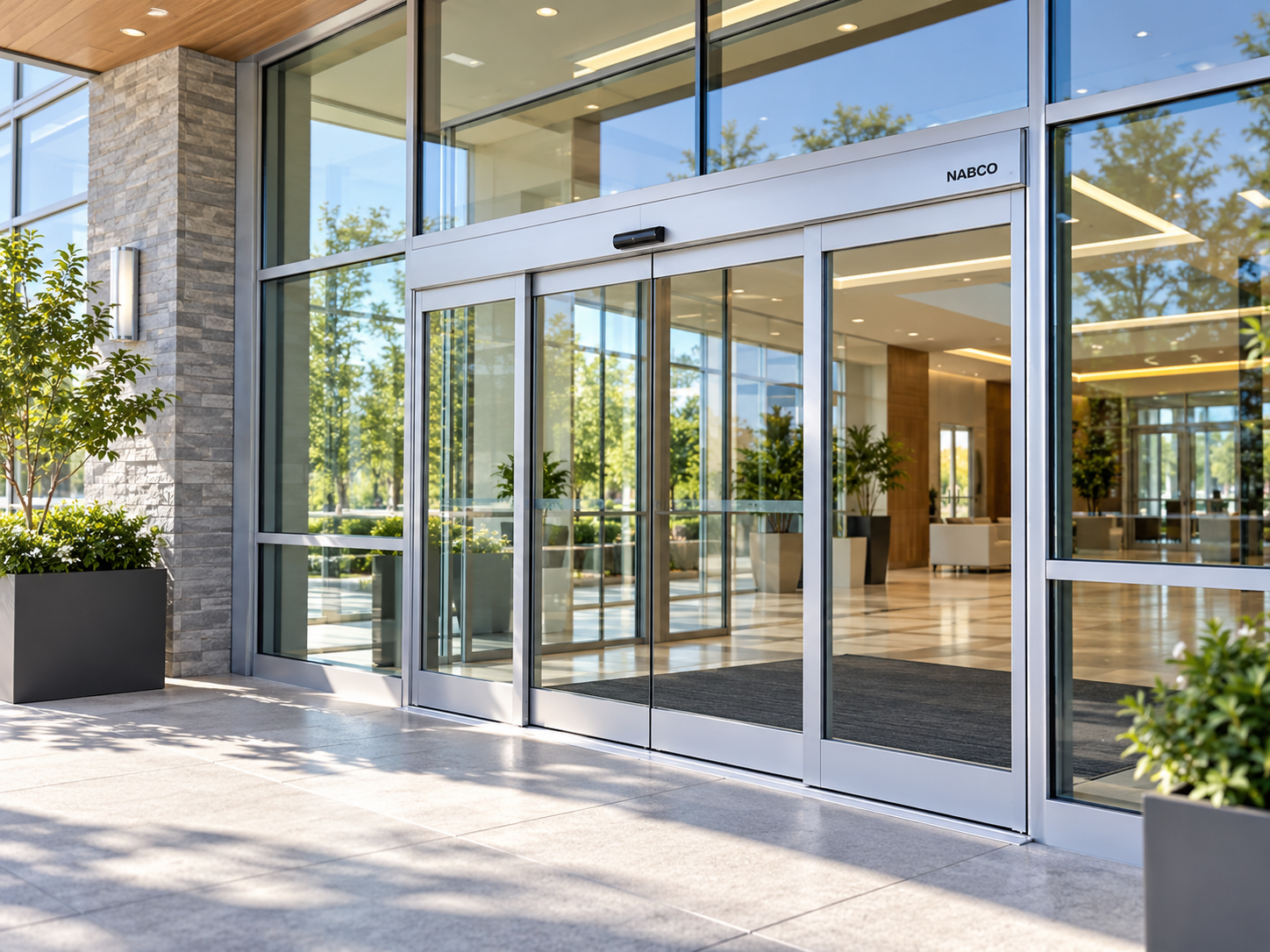 NABCO automatic door manufacturer logo